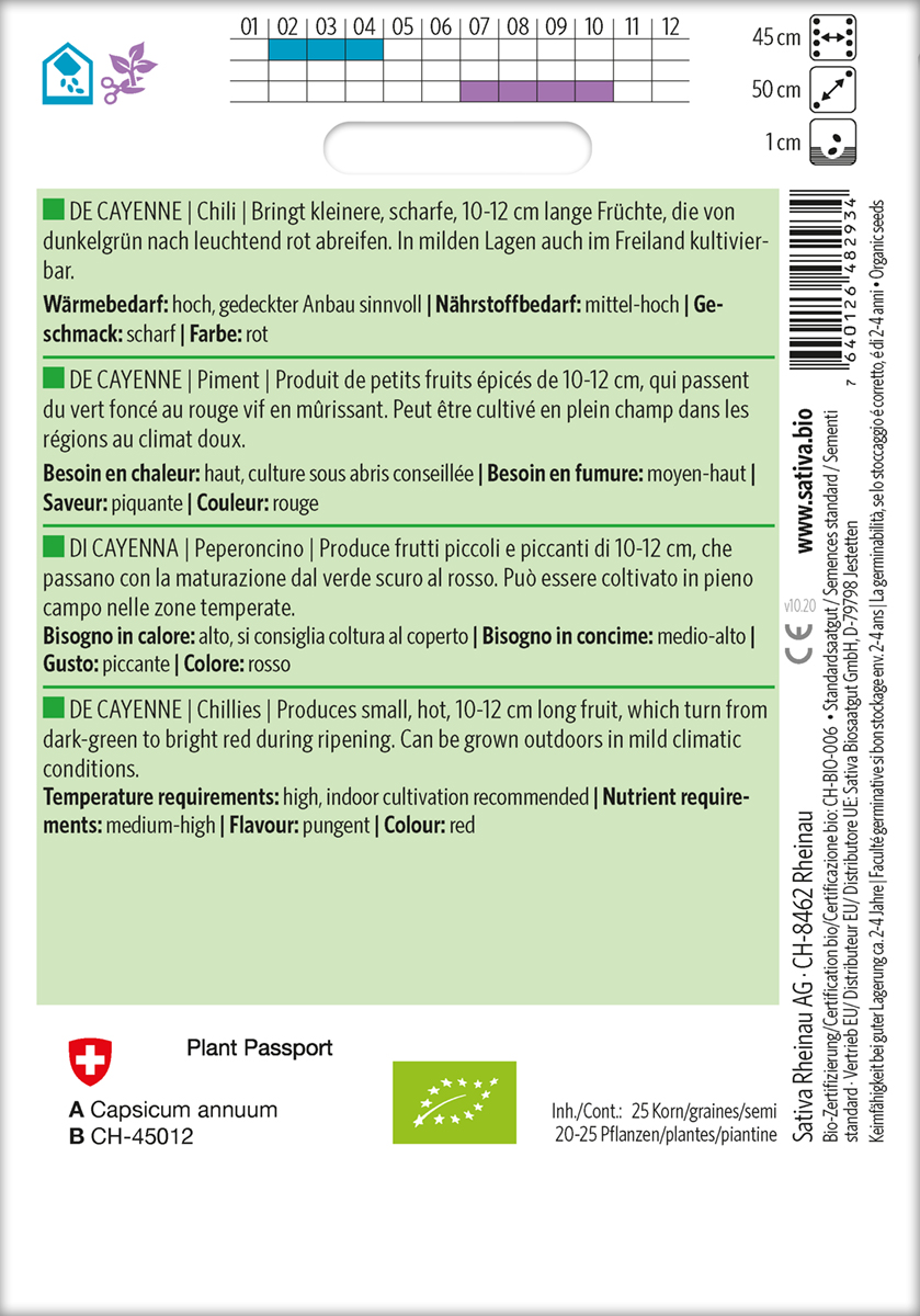 Chili - De Cayenne - ØKO - Billede 2