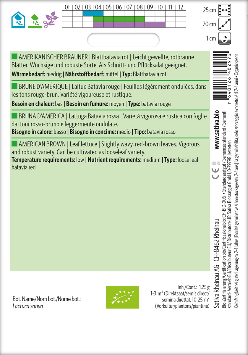 Salat - American Brown - ØKO - Billede 2