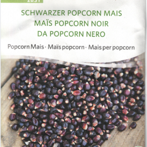 Majs - Sort Popcorn - ØKO