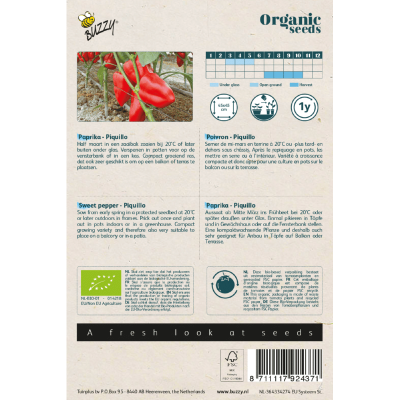 Paprika - Piquillo - ØKO - Billede 2