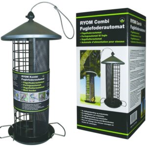 Kombifeeder - til fuglefoder og mejsebolde