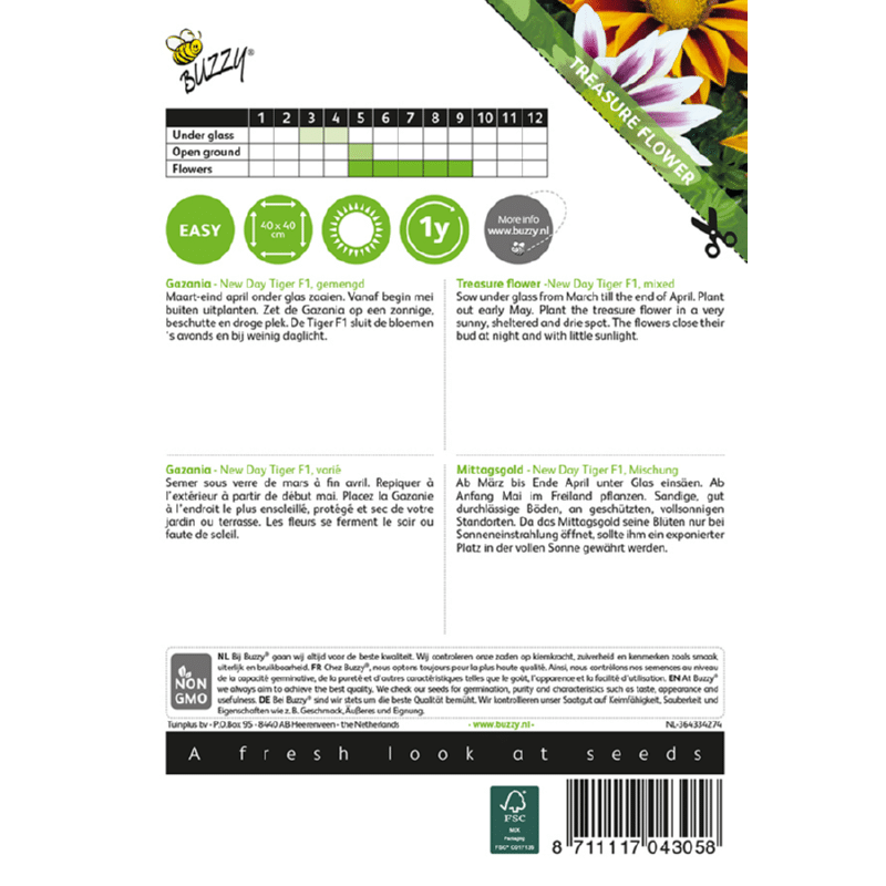 Gazania - New Day Tiger F1 - Billede 2