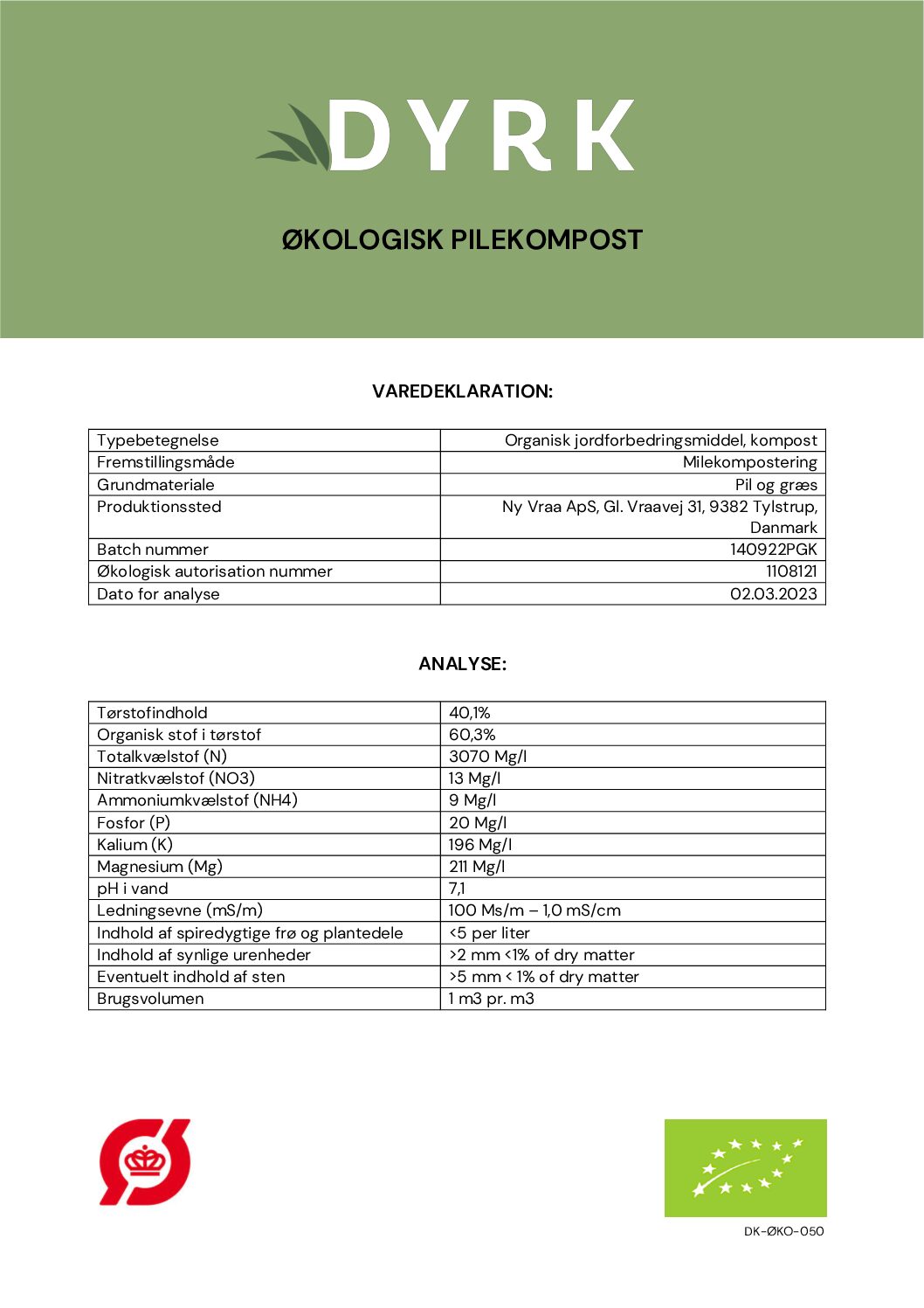 Spagnum Fri Pilekompost 1000 liter bigbag - Billede 4