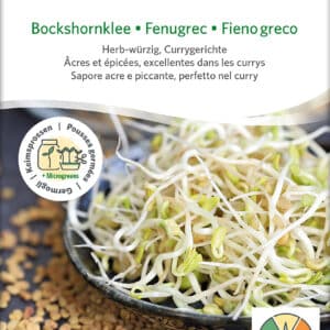 Øko / biodynamisk Bukkehorns spire frø til mikro grønt