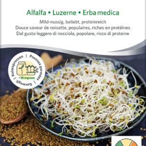 Øko / Biodynamisk lucerne spire frø til mikro grønt