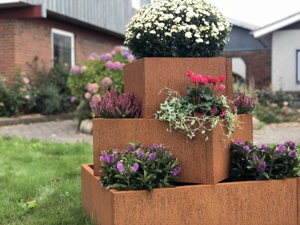 Blomsteropsats i 3 lag Råt- eller galvaniseret stål - Billede 2