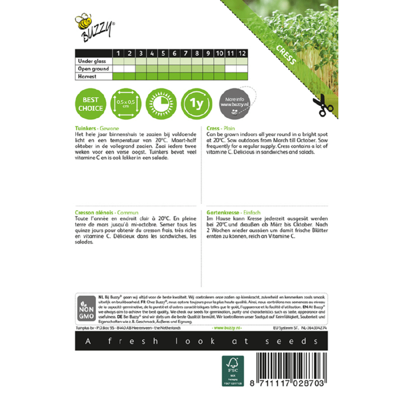 Karse - lepidium Sativum - Billede 2