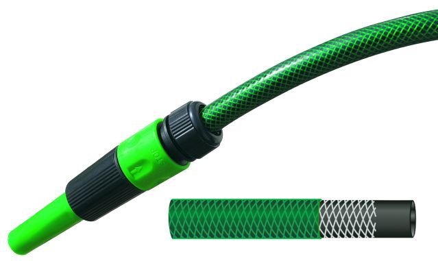 Vandslange grøn 1/2" m/ Fittin.25M - Billede 2