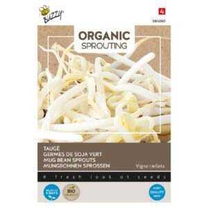 Øko spirer - Bønnespirer - mungbønner - Vigna radiata.