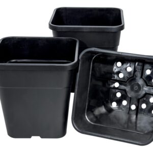Firkantet TOM-Pot 25 x 25 x 26 cm/11 Liter - 3 stk